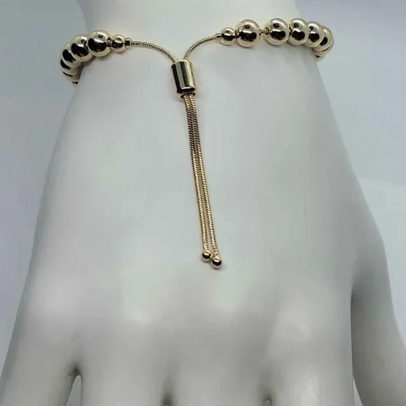 Brand New  Brazilian 18k Gold Filled Virgen De Guadalupe Adjustable Bracelet - Picture 2 of 4